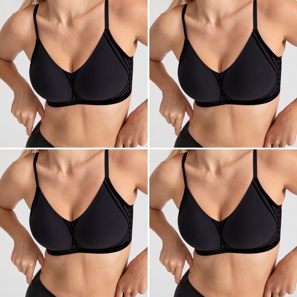 Honeylove Intimates & Sleepwear Honeylove Black Silhouette Bra Size